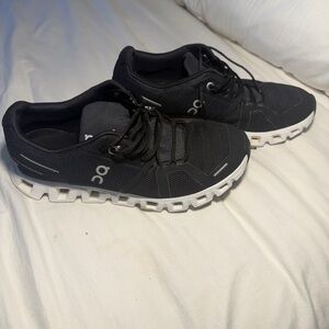 On Running Black and White Sneakers